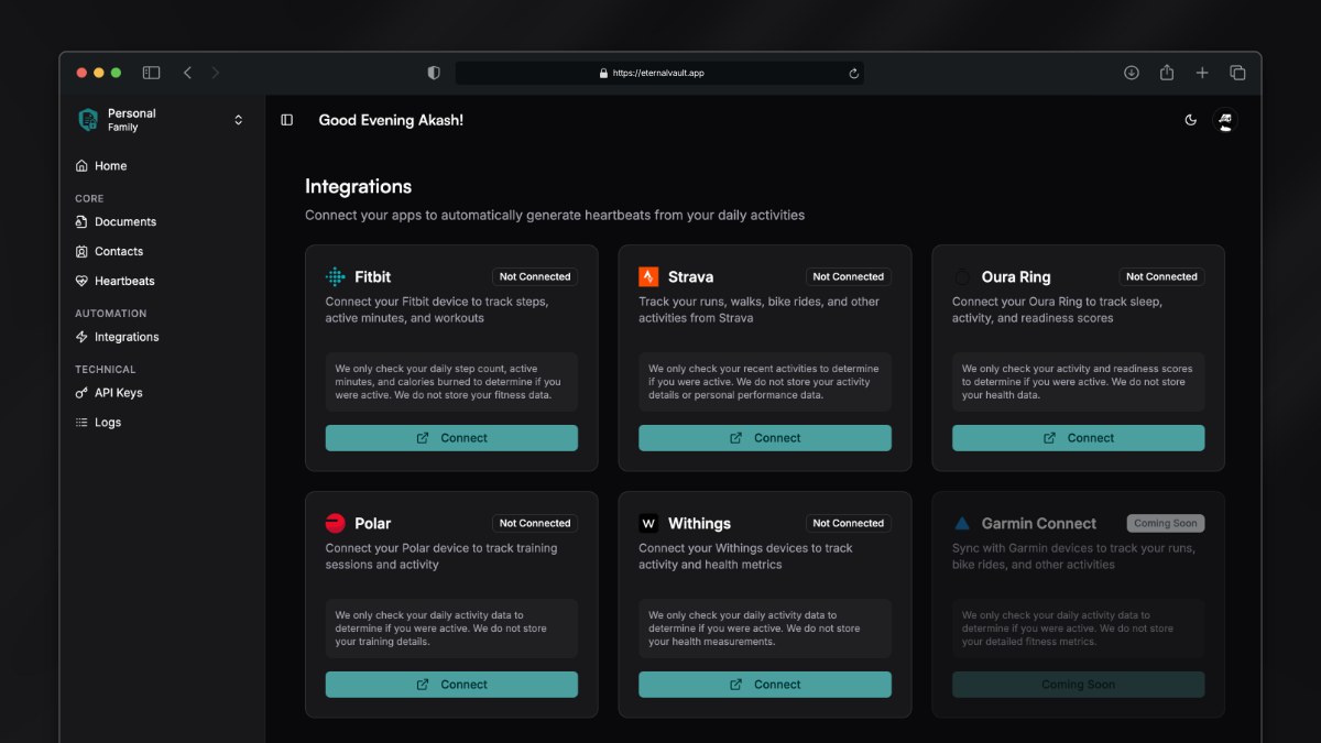 Fitness App Integrations