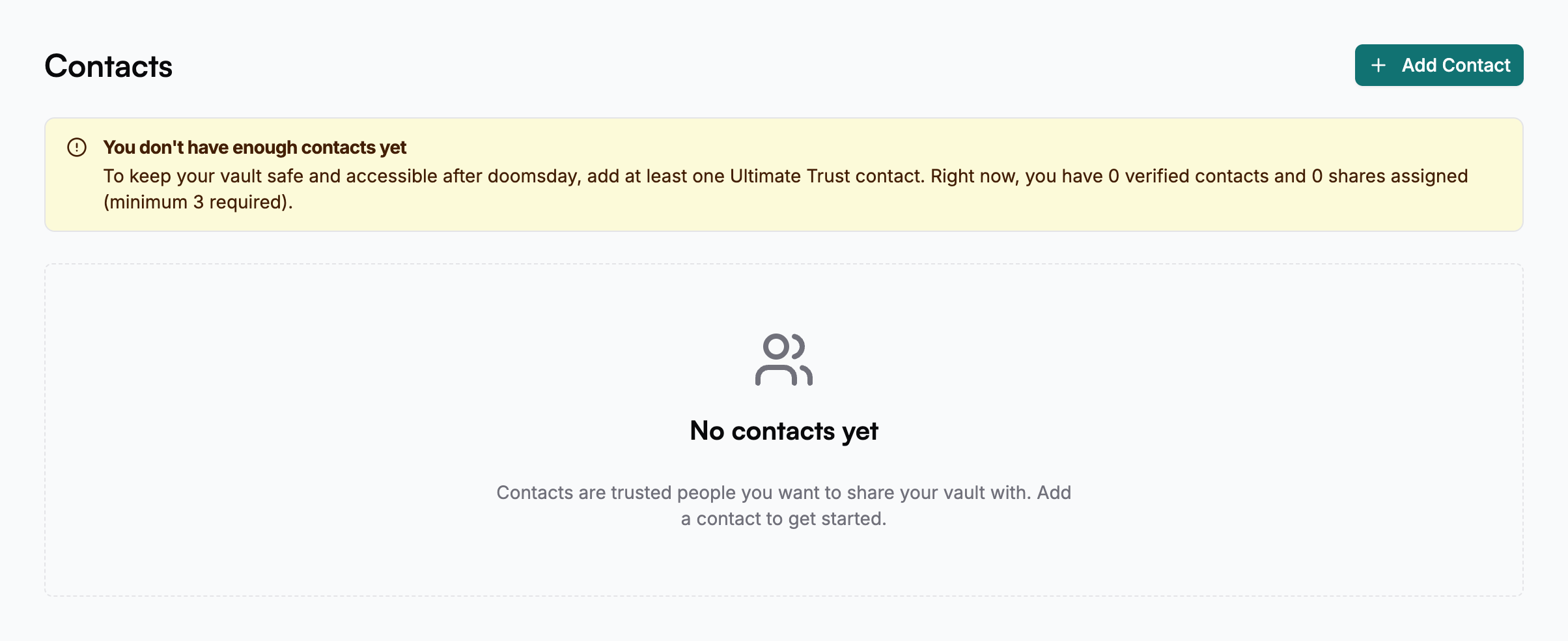 Add Contact Button - Light Mode