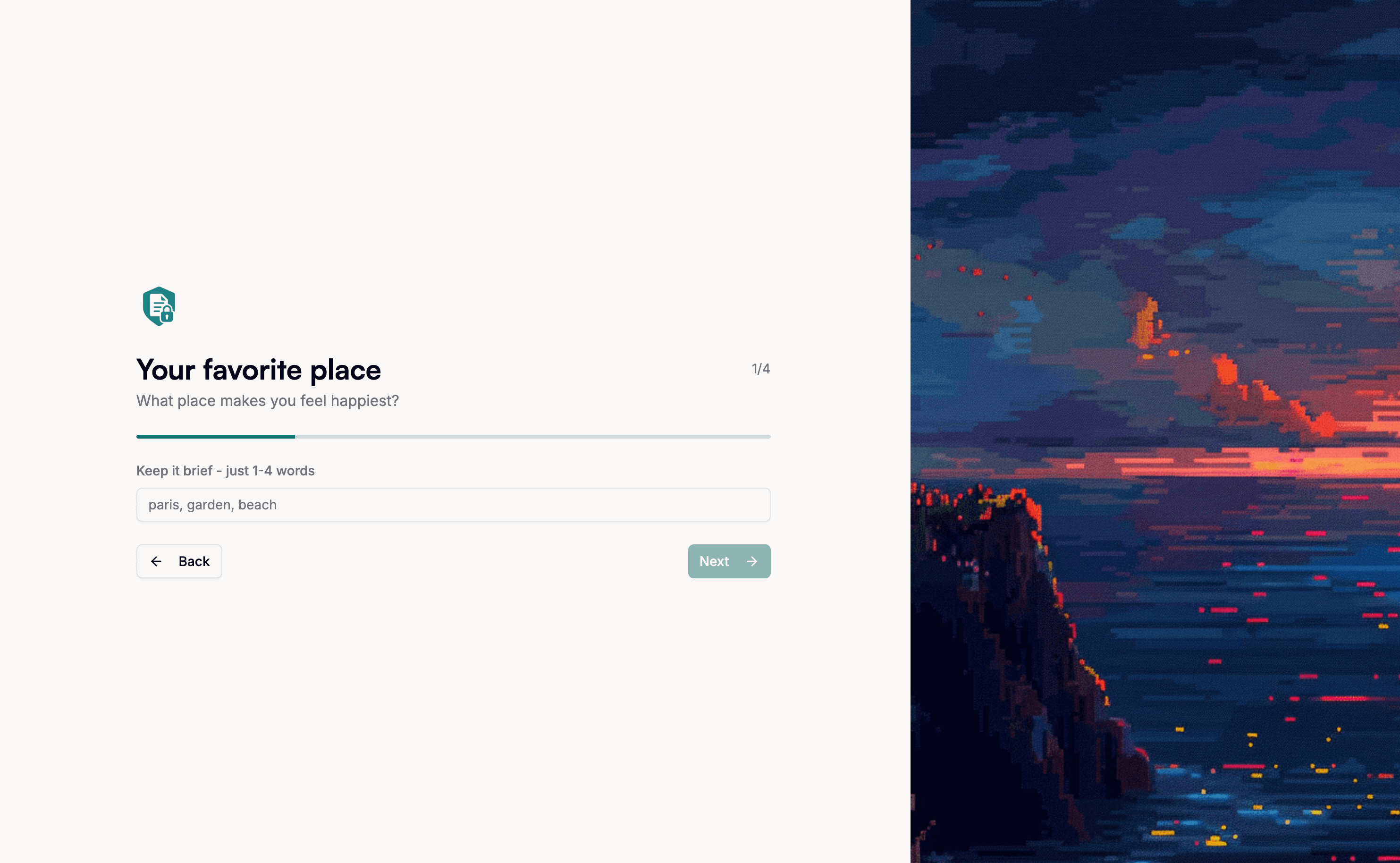 Onboarding - User Guided Questions