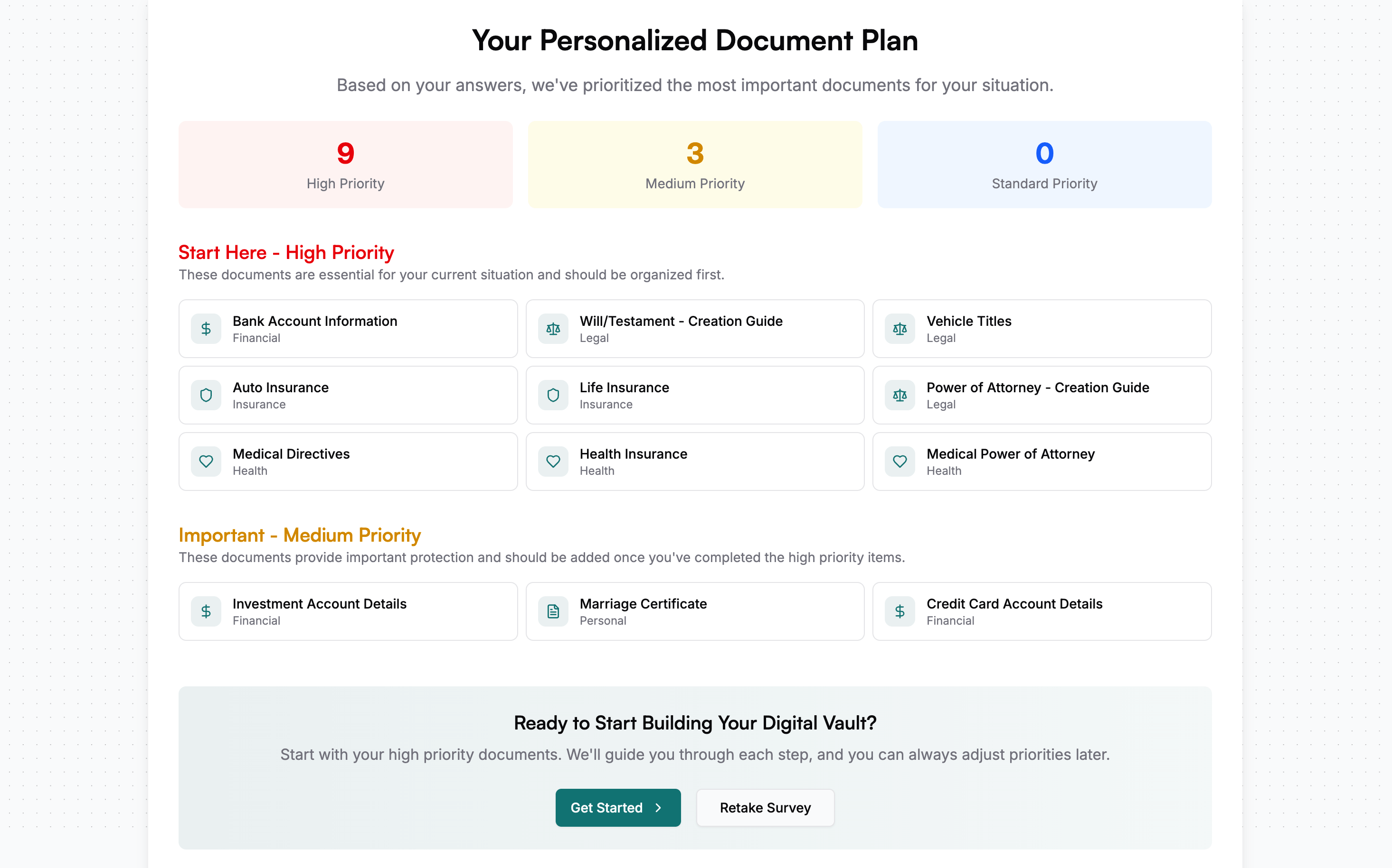 Personalization Plan - Light Mode