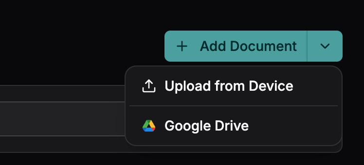 Add Document from Storage